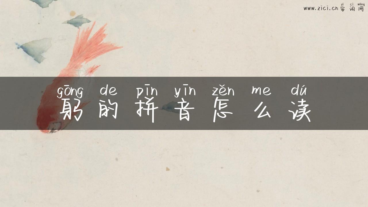 躬的拼音怎么读