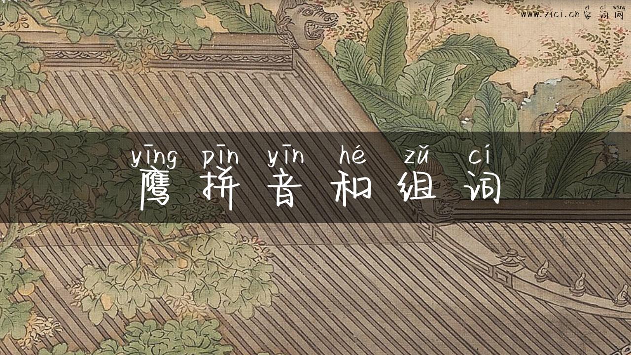 鹰拼音和组词