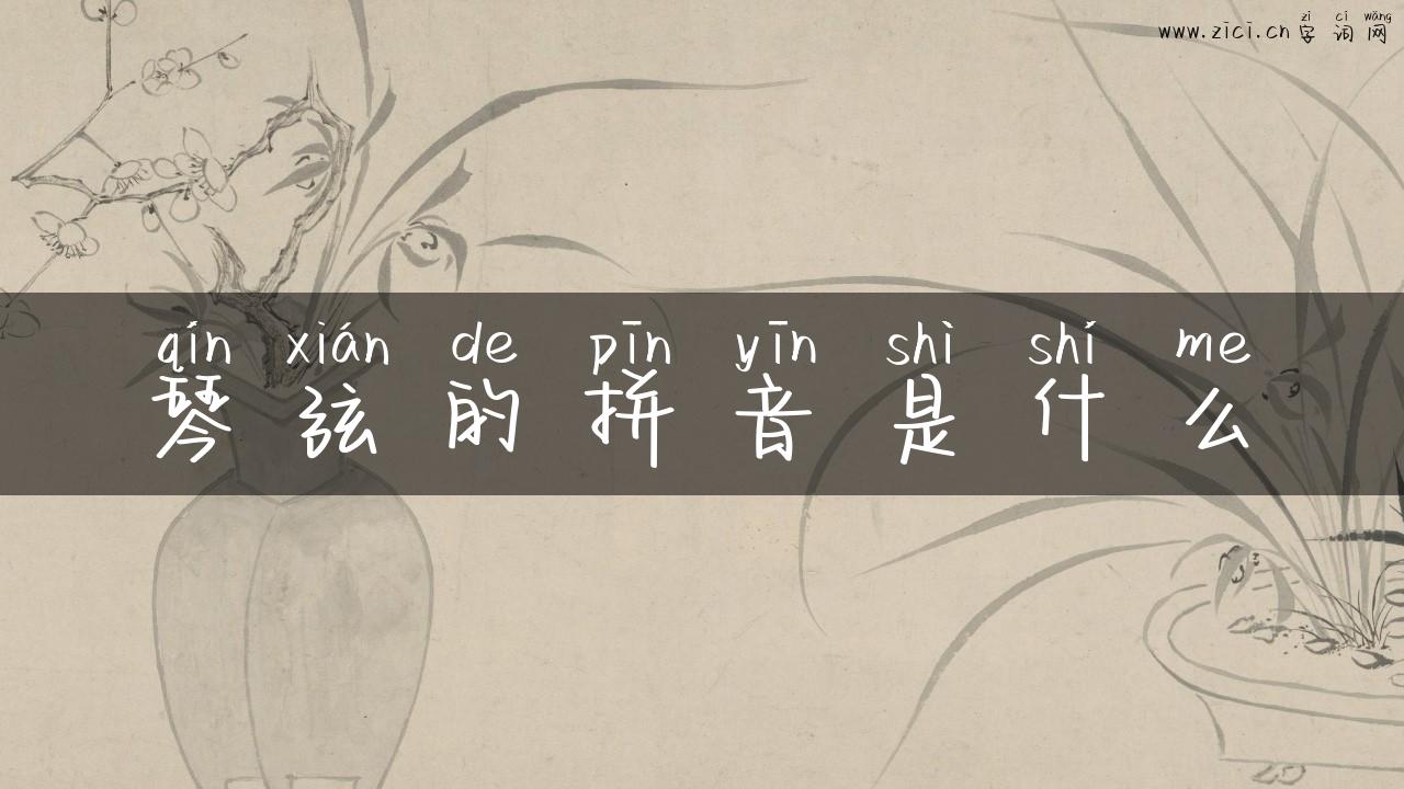 琴弦的拼音是什么