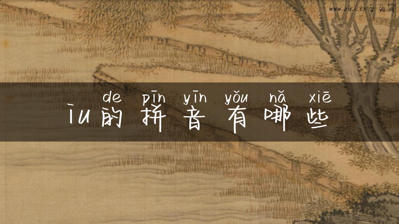 iu的拼音有哪些