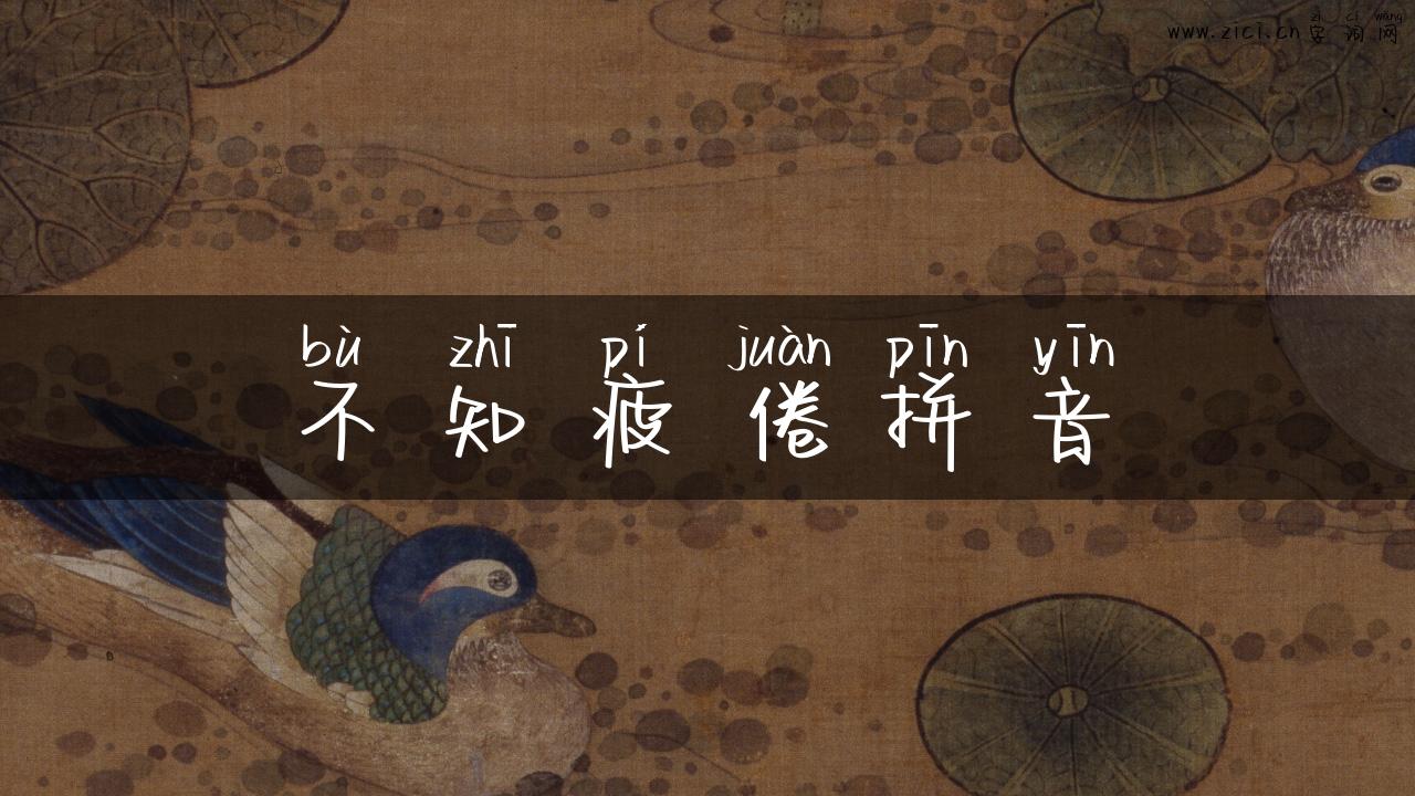 不知疲倦拼音