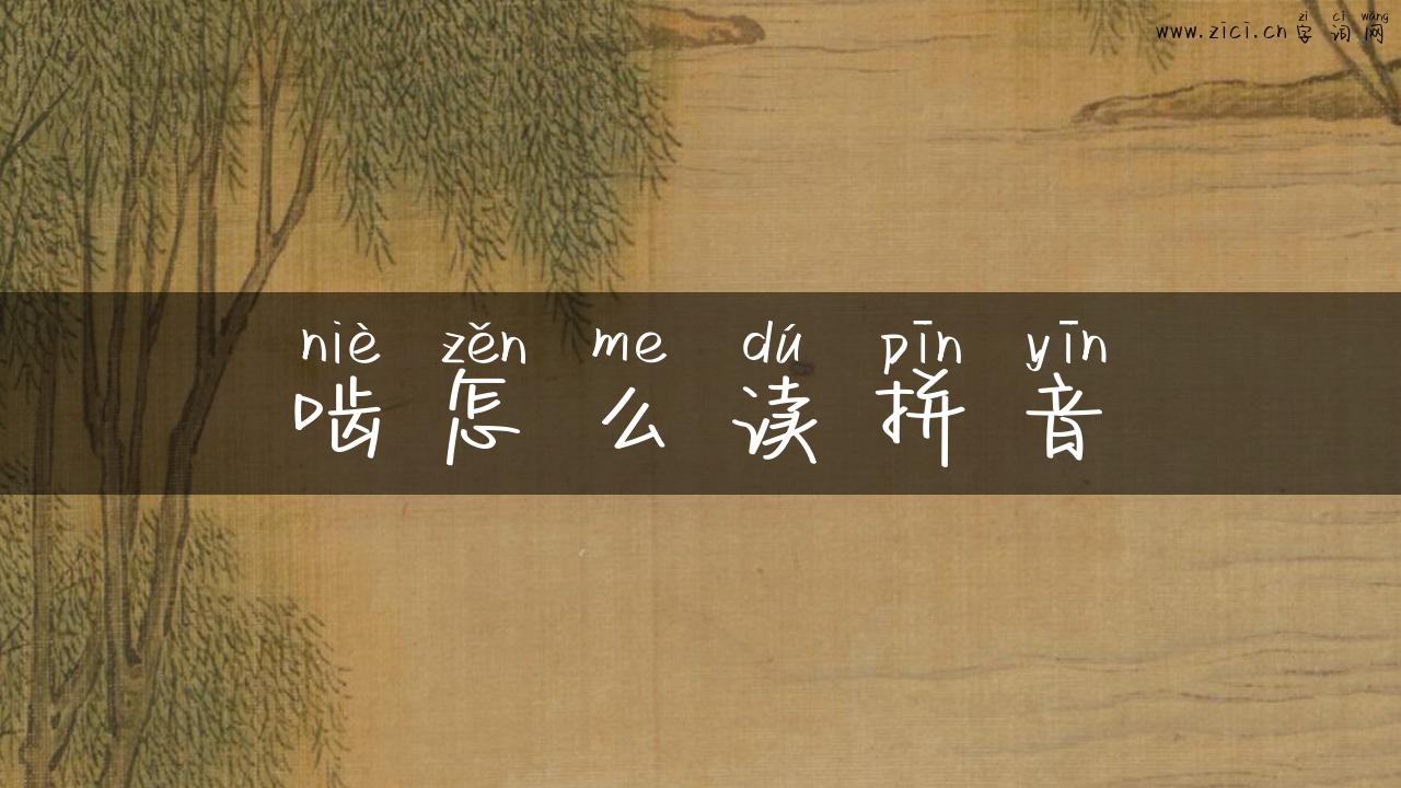 啮怎么读拼音