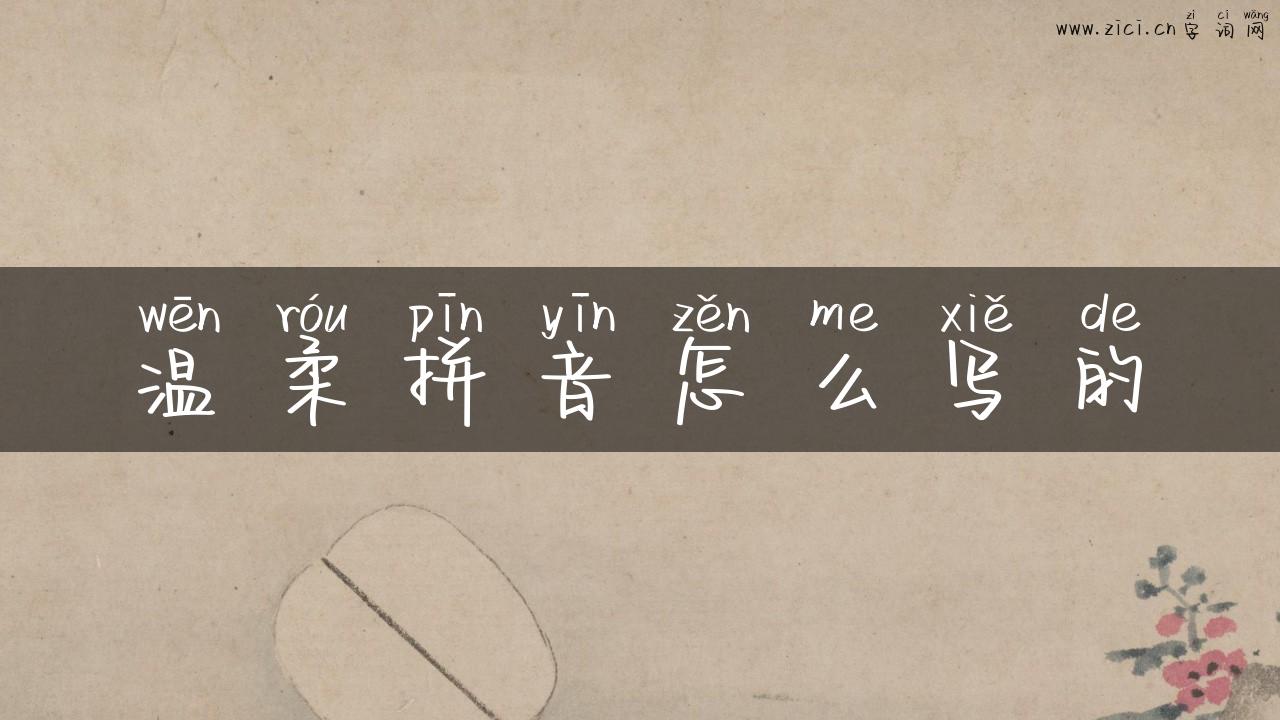 温柔拼音怎么写的