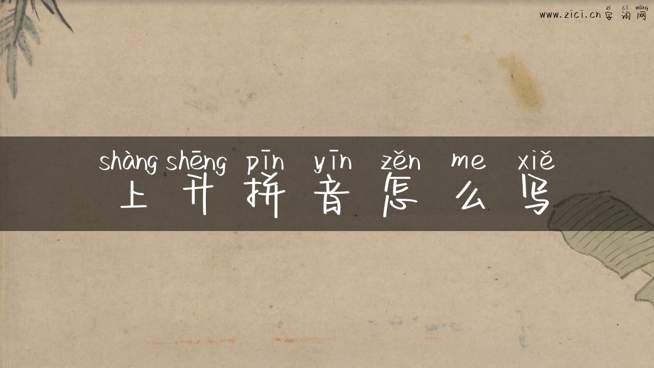 上升拼音怎么写