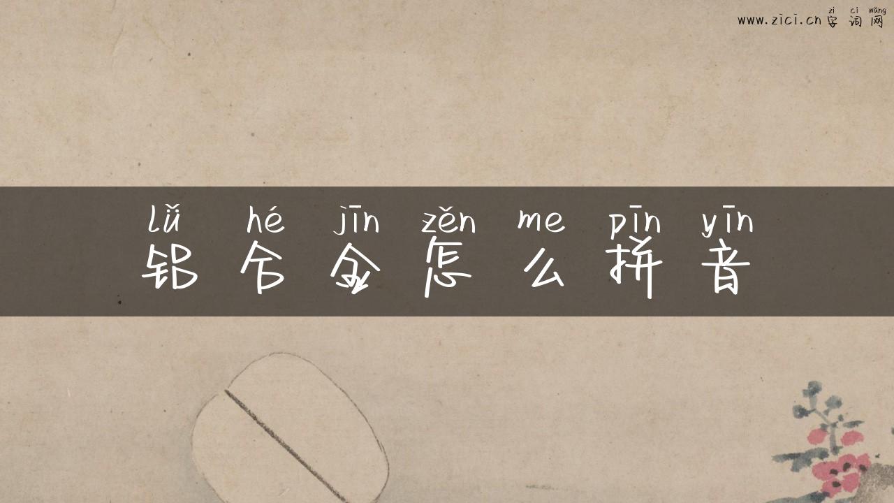 铝合金怎么拼音