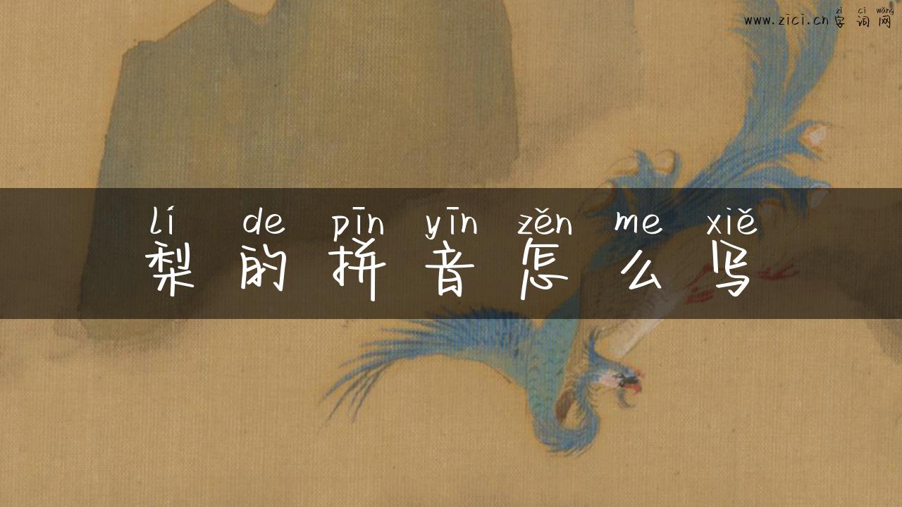 梨的拼音怎么写