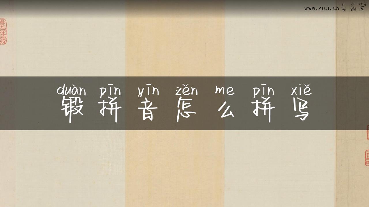 锻拼音怎么拼写