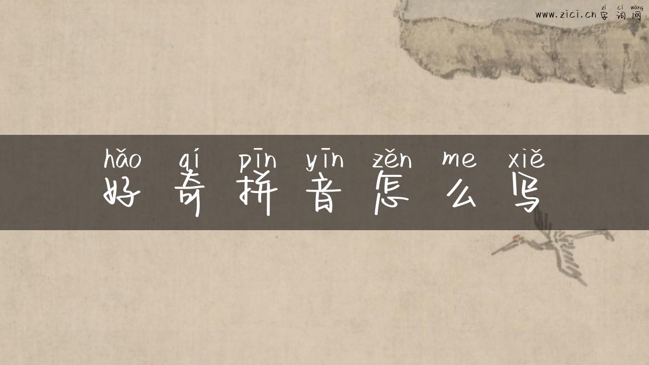 好奇拼音怎么写