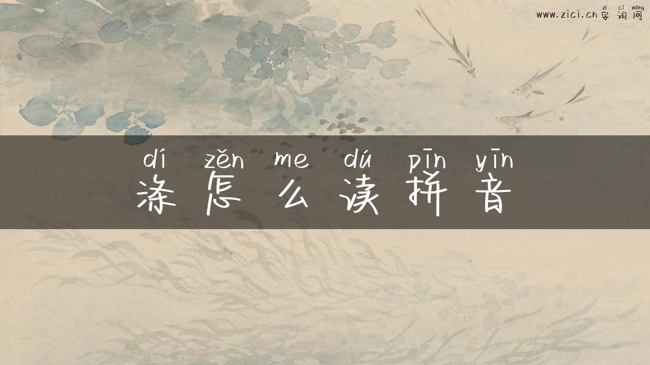 涤怎么读拼音