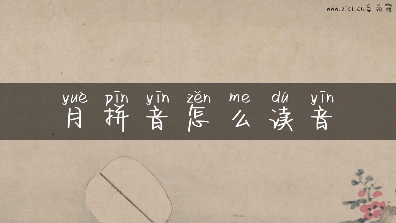 月拼音怎么读音