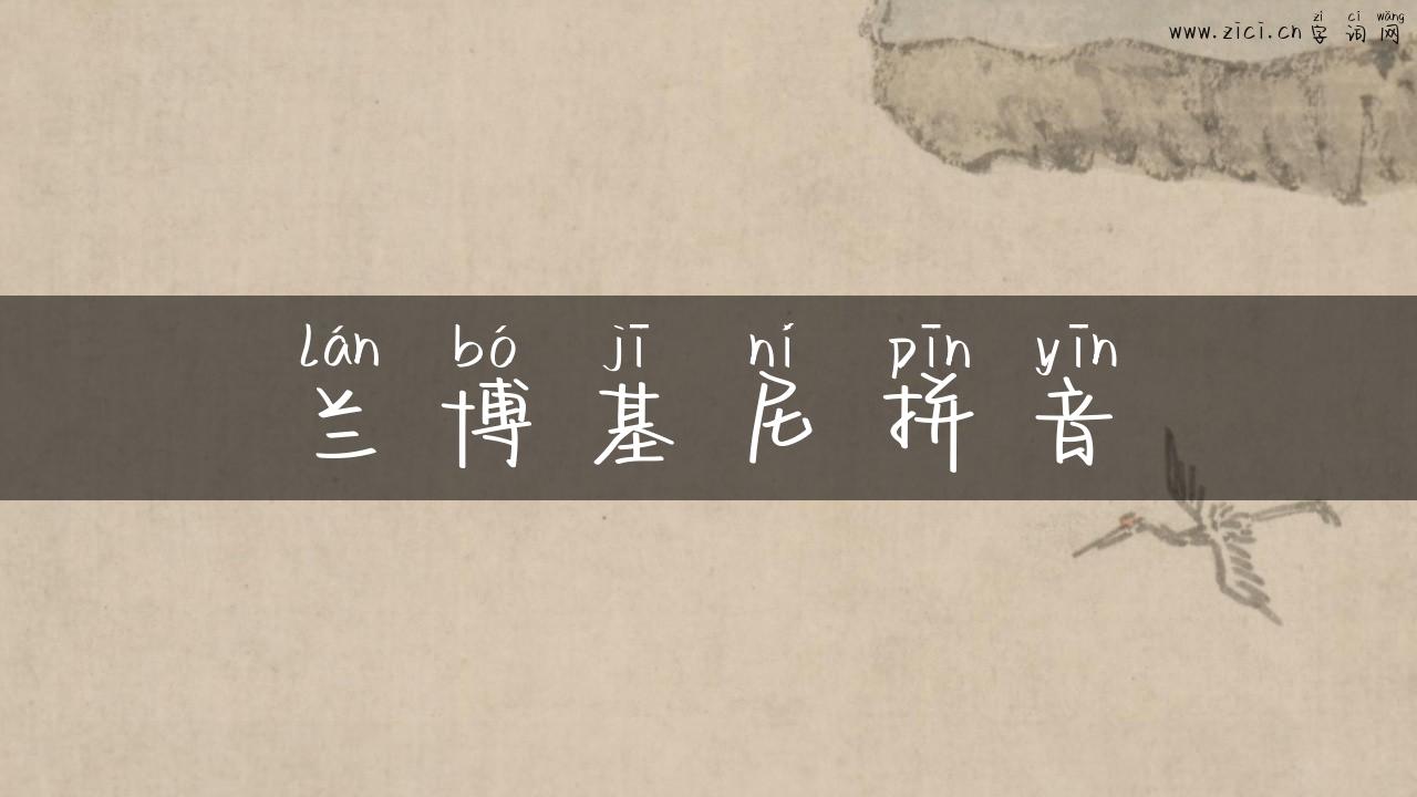 兰博基尼拼音