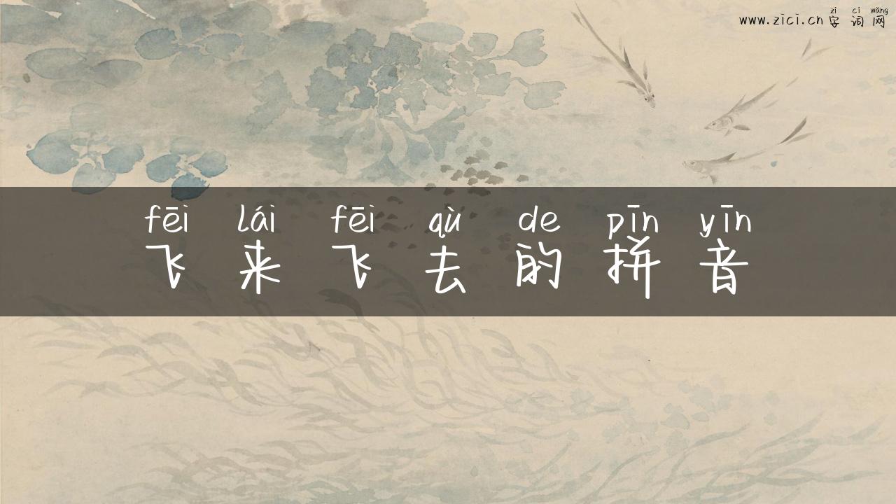 飞来飞去的拼音