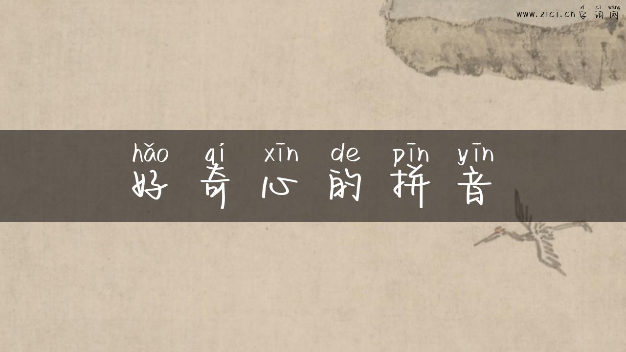 好奇心的拼音