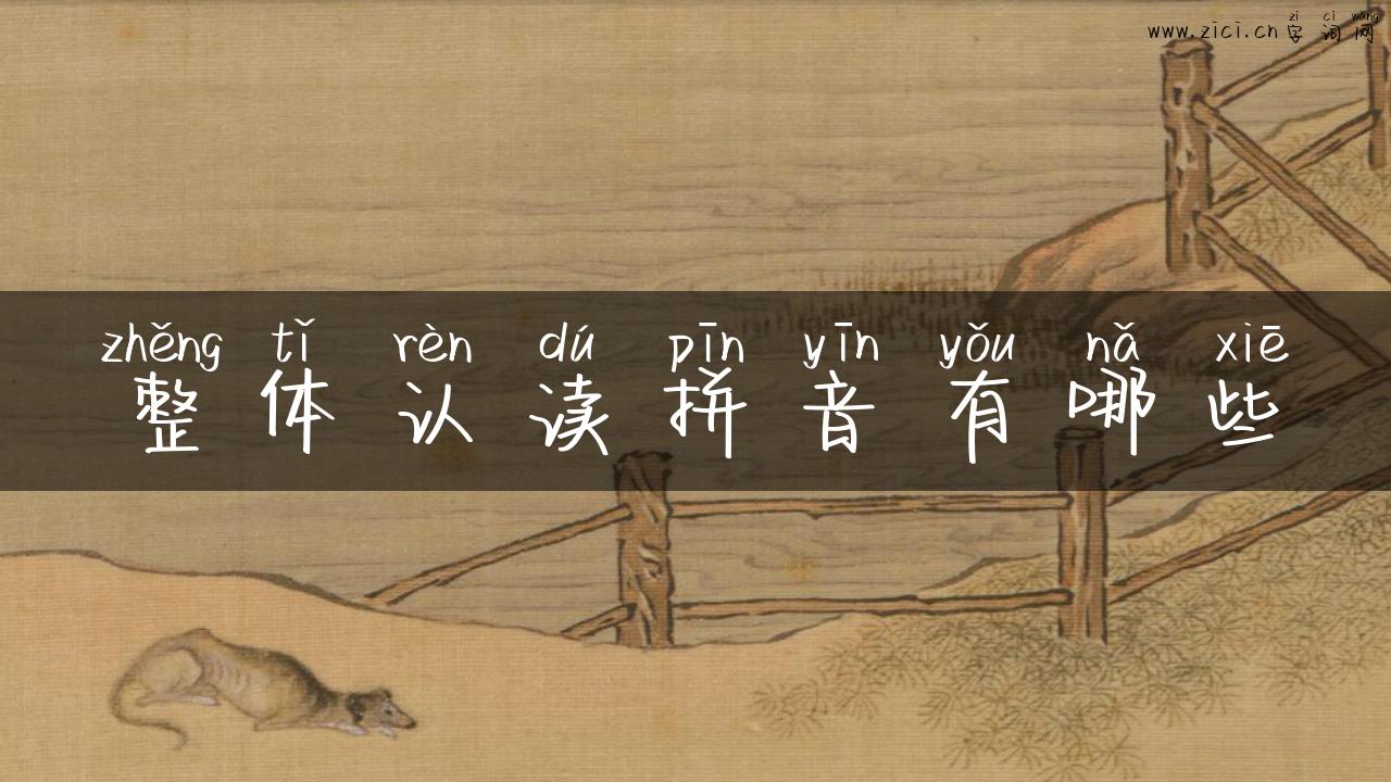 整体认读拼音有哪些