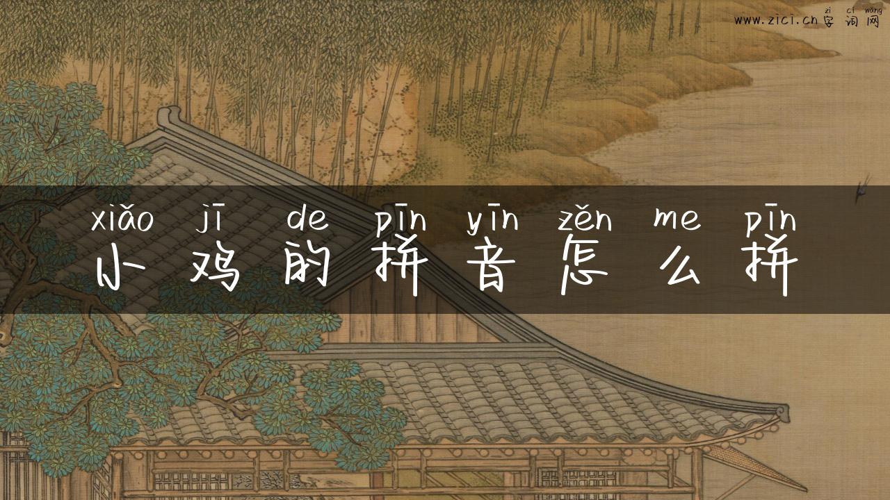 小鸡的拼音怎么拼