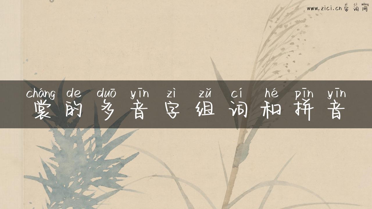 裳的多音字组词和拼音