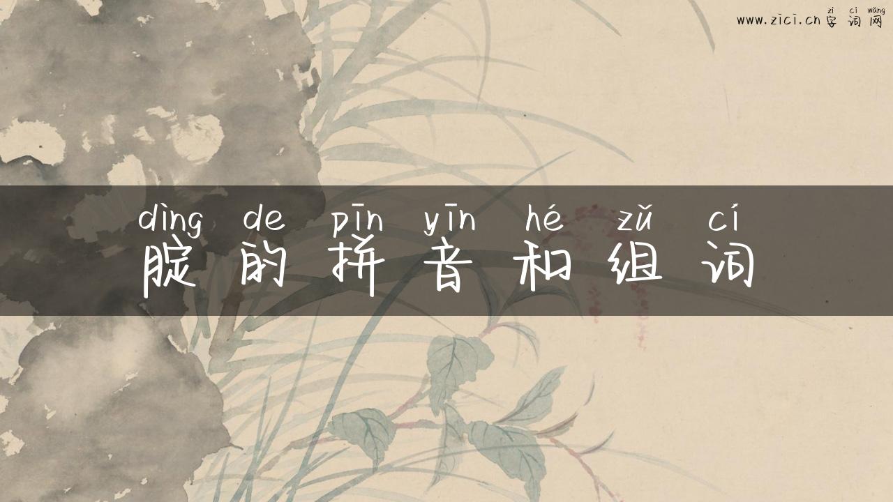 腚的拼音和组词