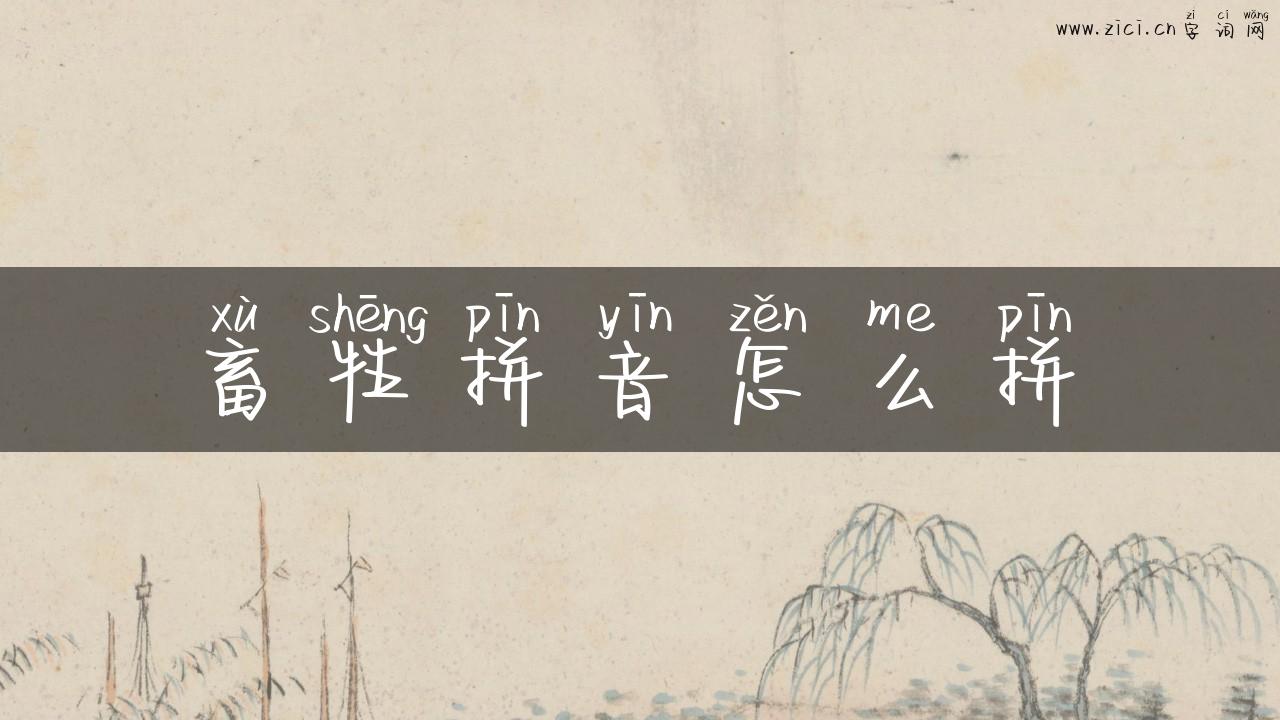 畜牲拼音怎么拼