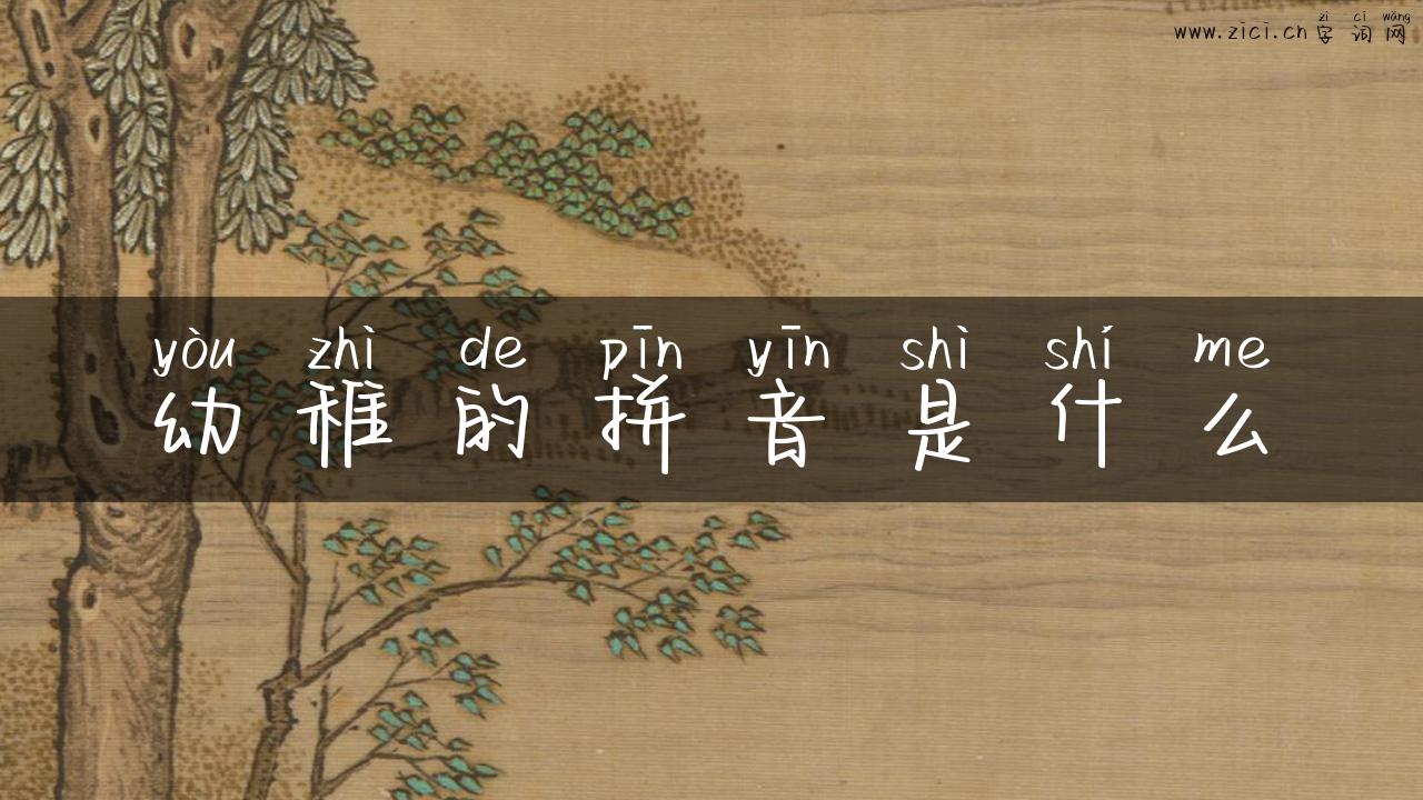幼稚的拼音是什么
