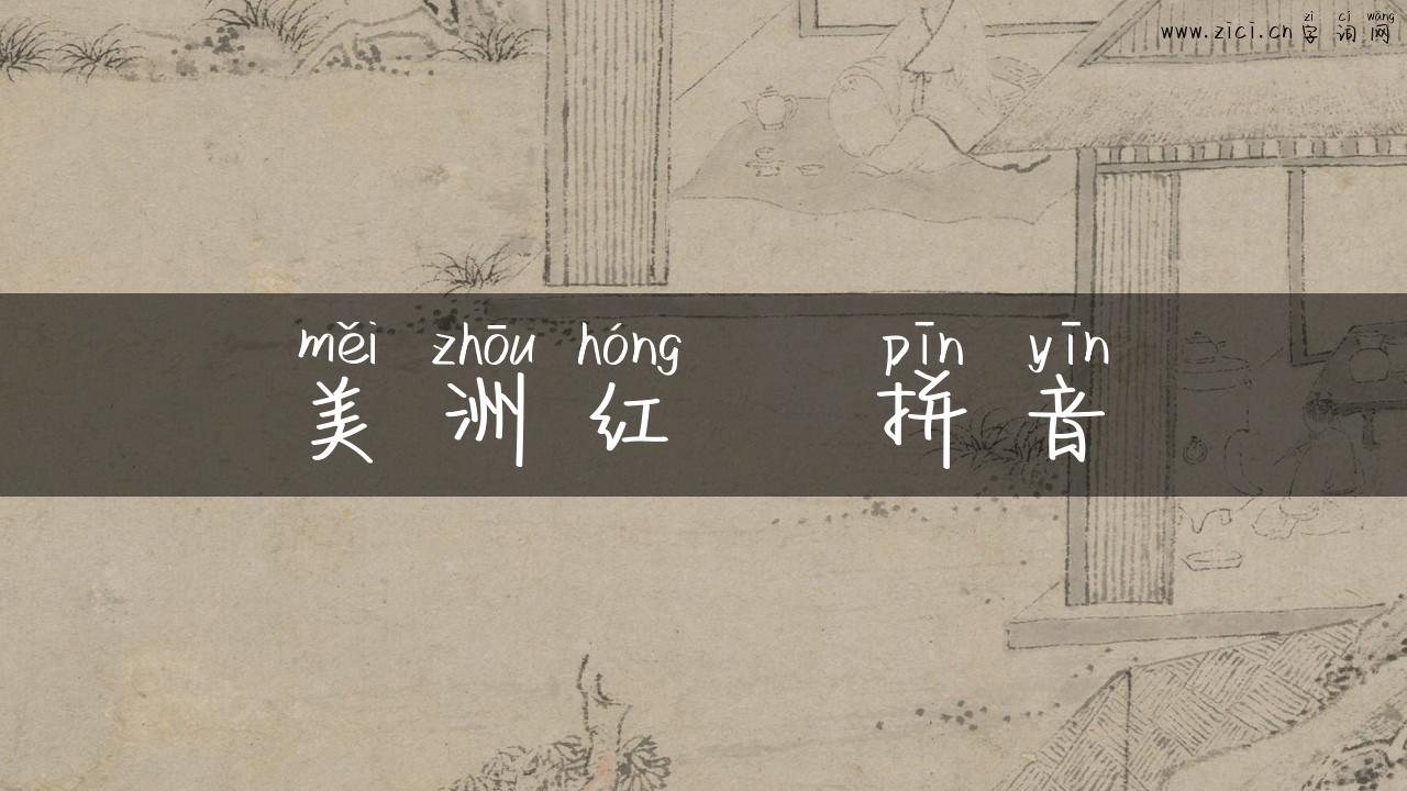 美洲红鹮拼音