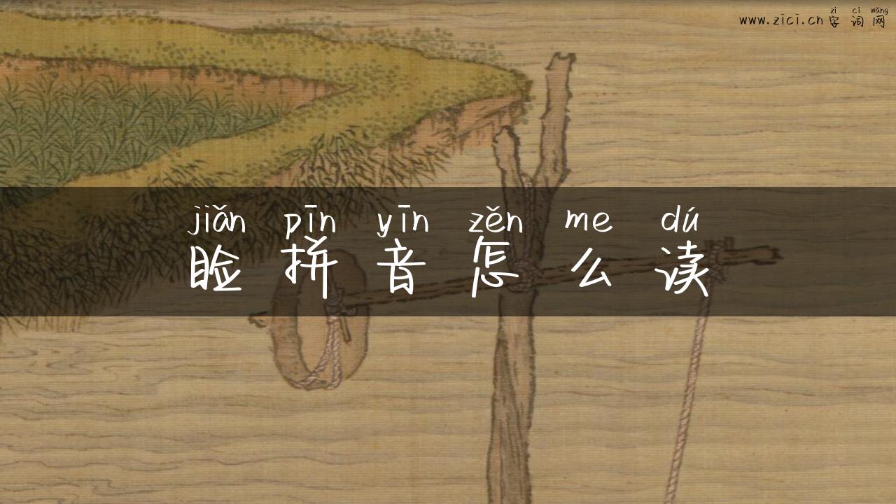 睑拼音怎么读