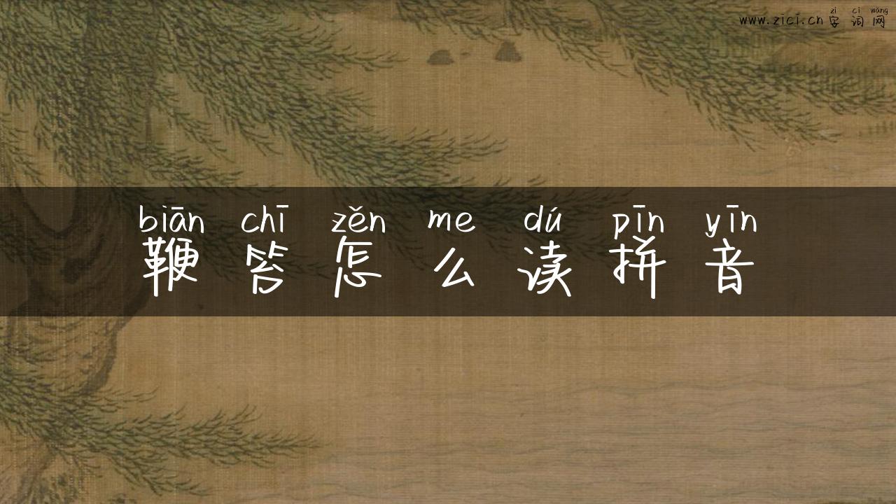 鞭笞怎么读拼音