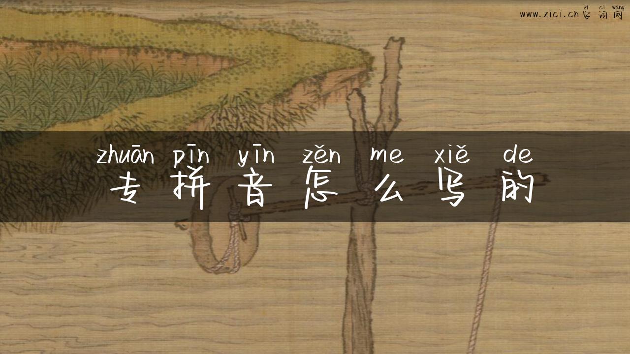 专拼音怎么写的
