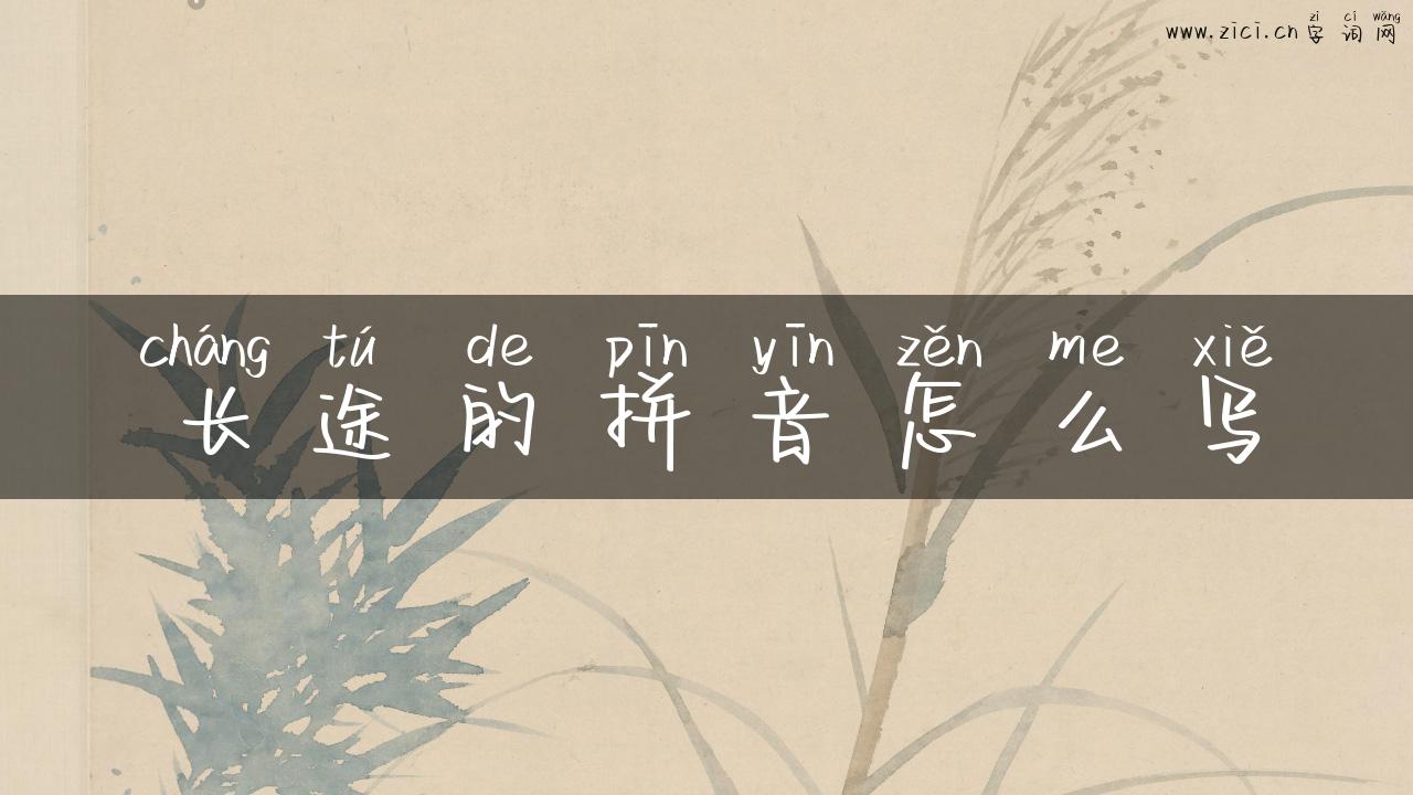长途的拼音怎么写