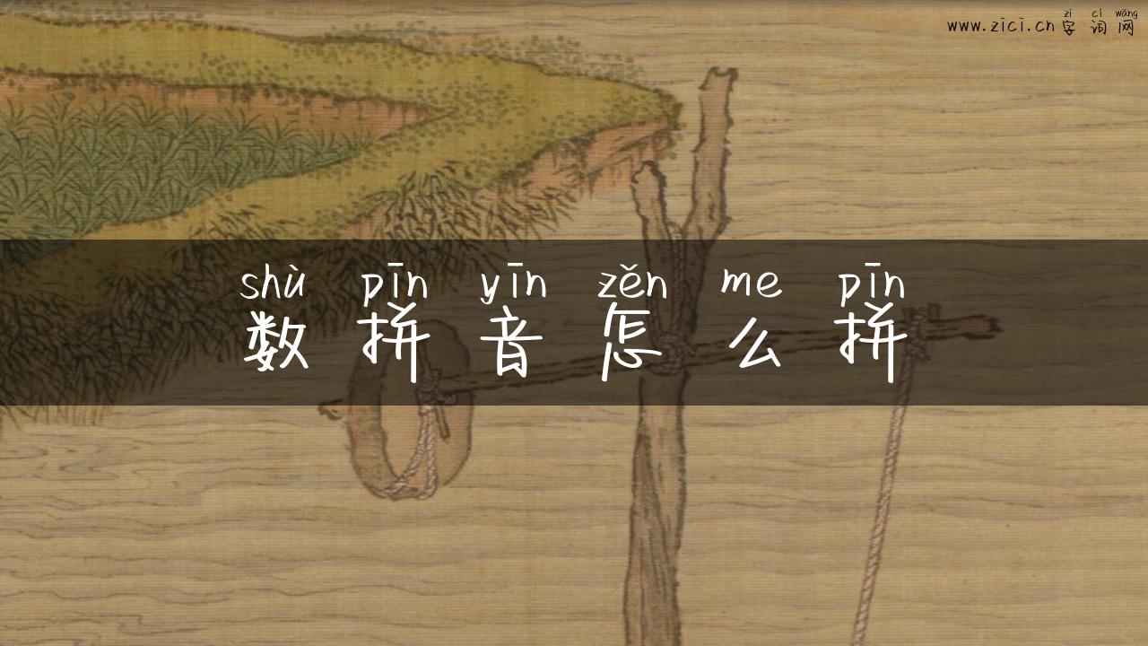 数拼音怎么拼