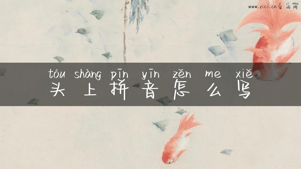 头上拼音怎么写