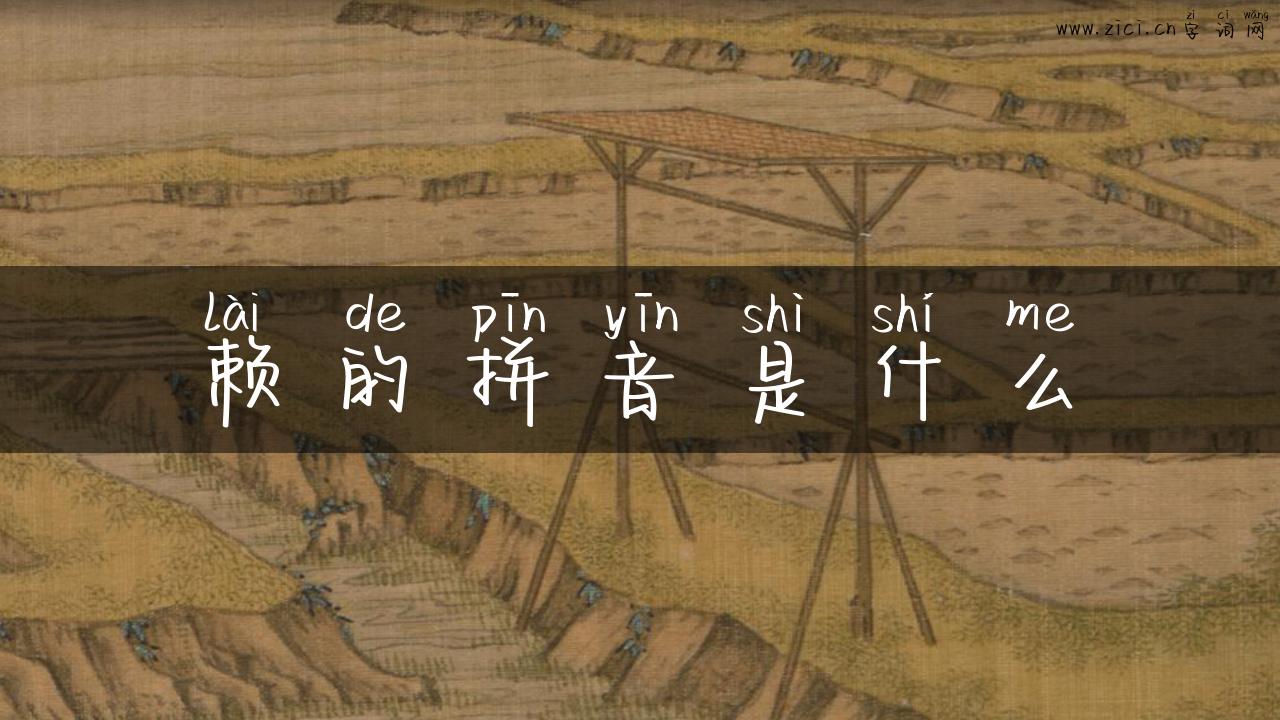 赖的拼音是什么
