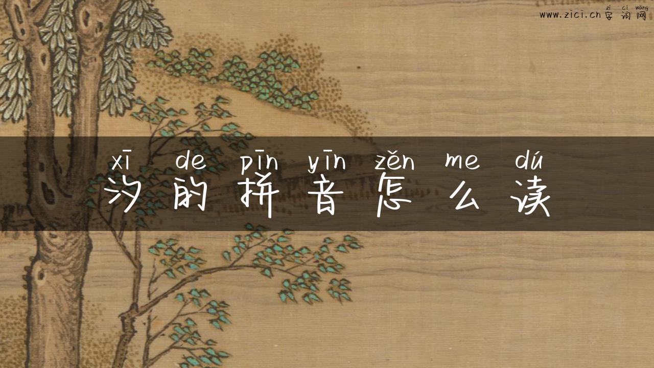 汐的拼音怎么读