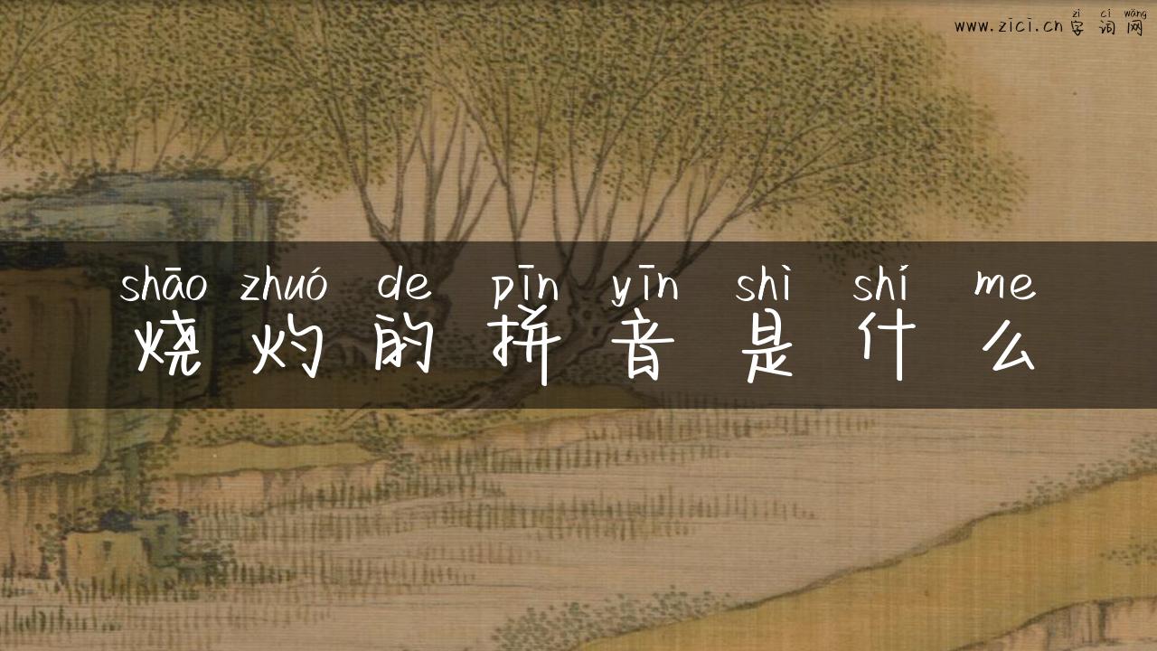 烧灼的拼音是什么