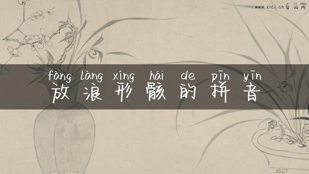 放浪形骸的拼音