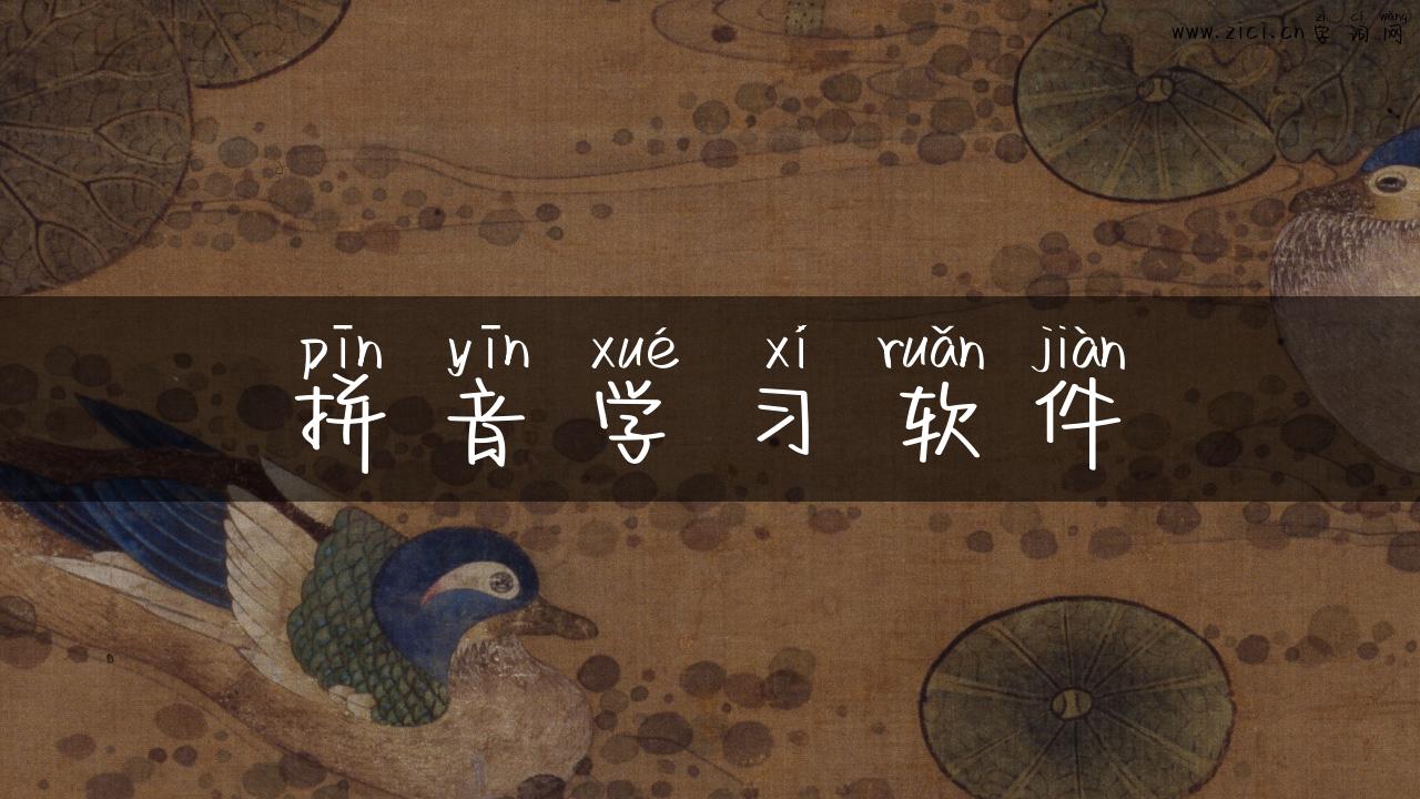 拼音学习软件