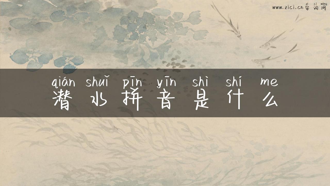 潜水拼音是什么