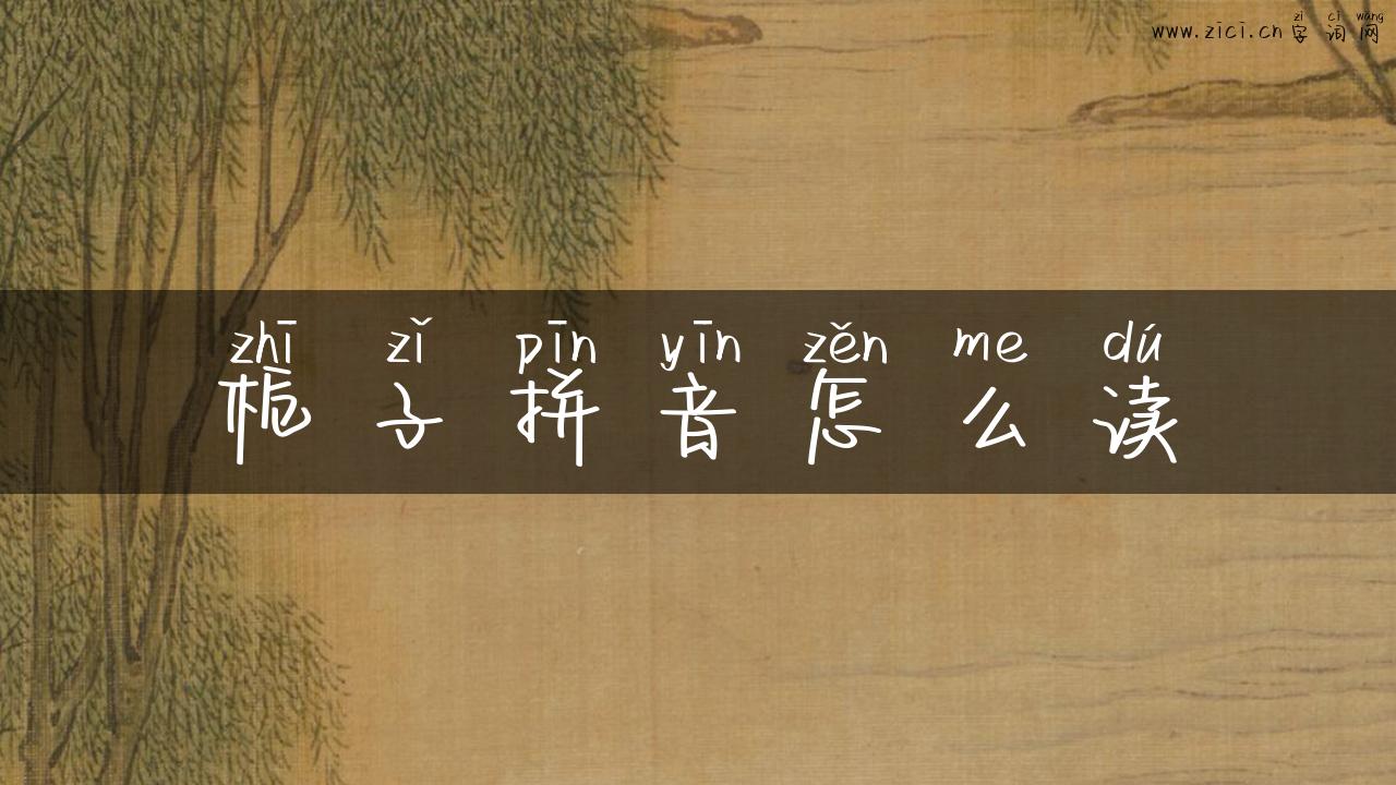 栀子拼音怎么读