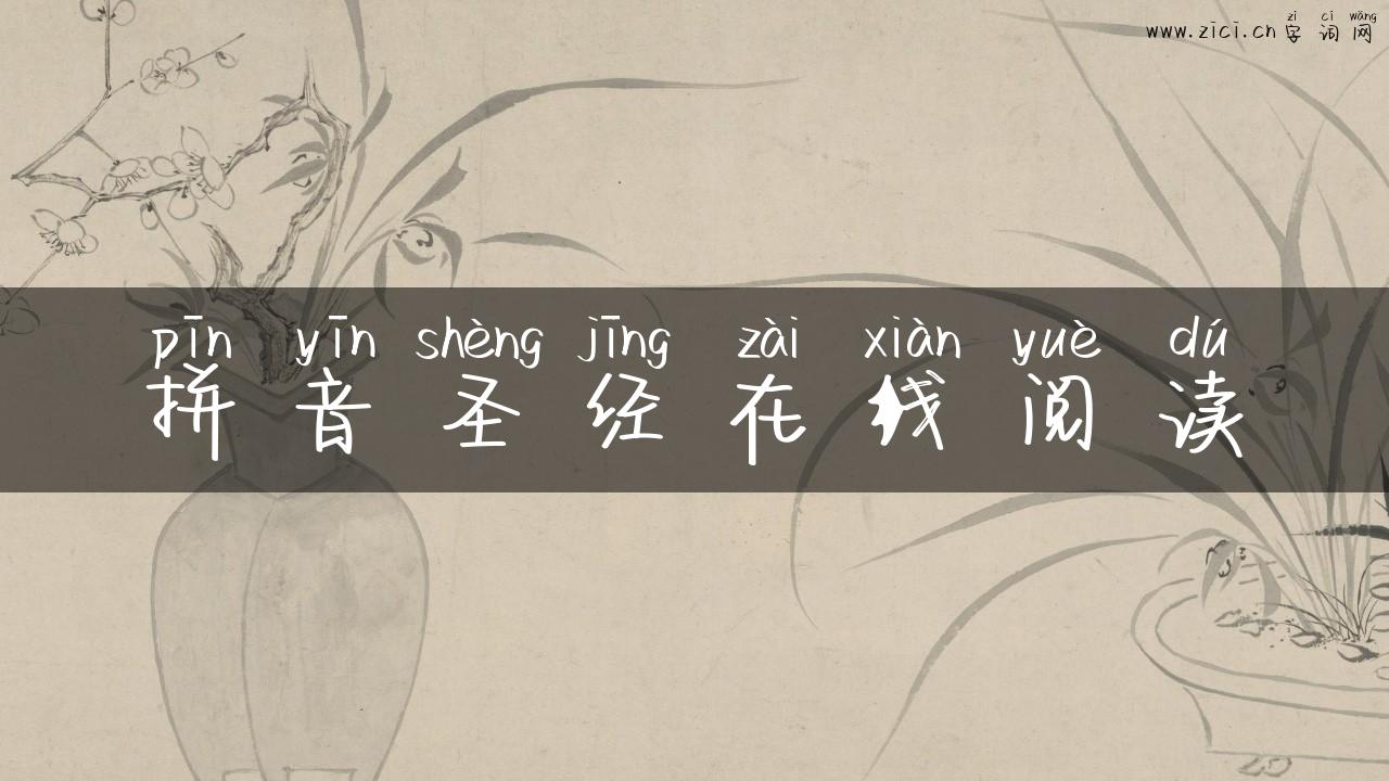 拼音圣经在线阅读