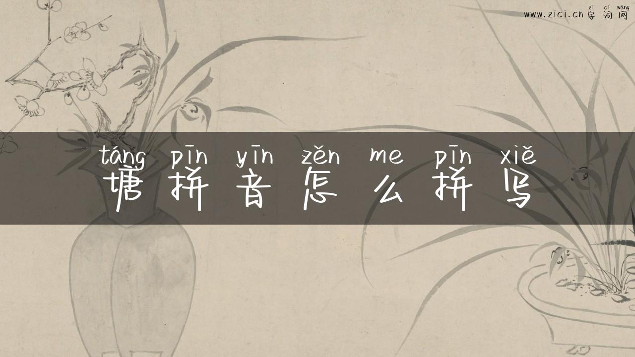 塘拼音怎么拼写