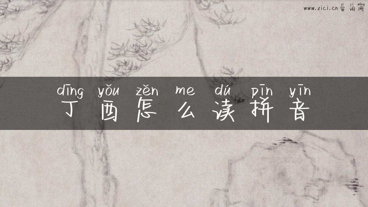 丁酉怎么读拼音