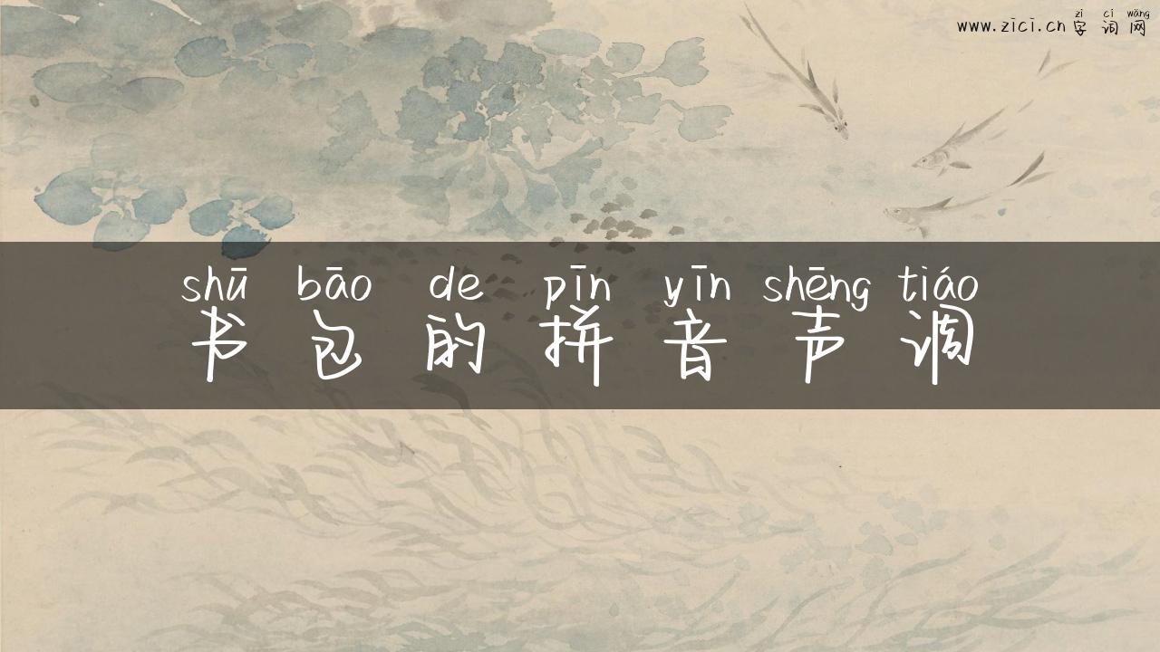 书包的拼音声调
