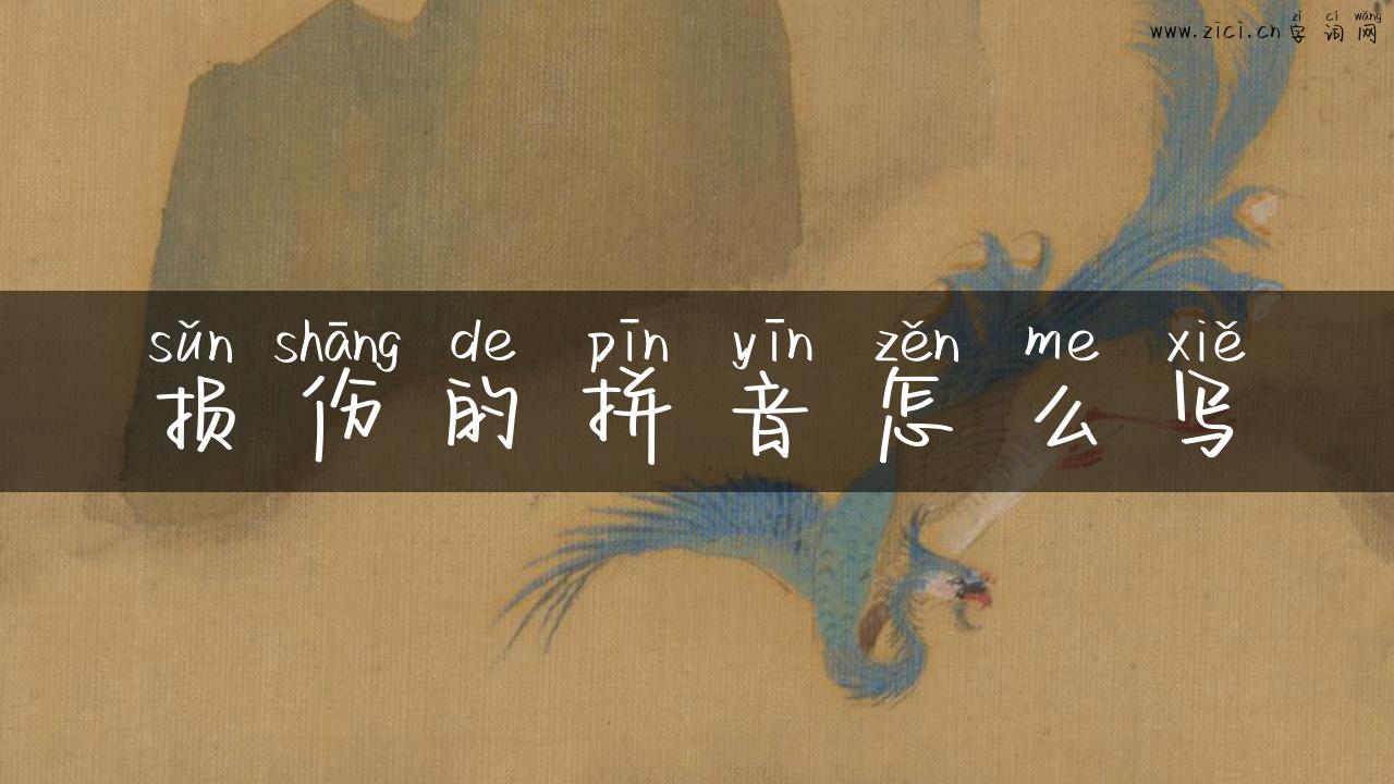 损伤的拼音怎么写