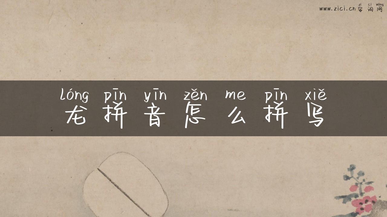 龙拼音怎么拼写