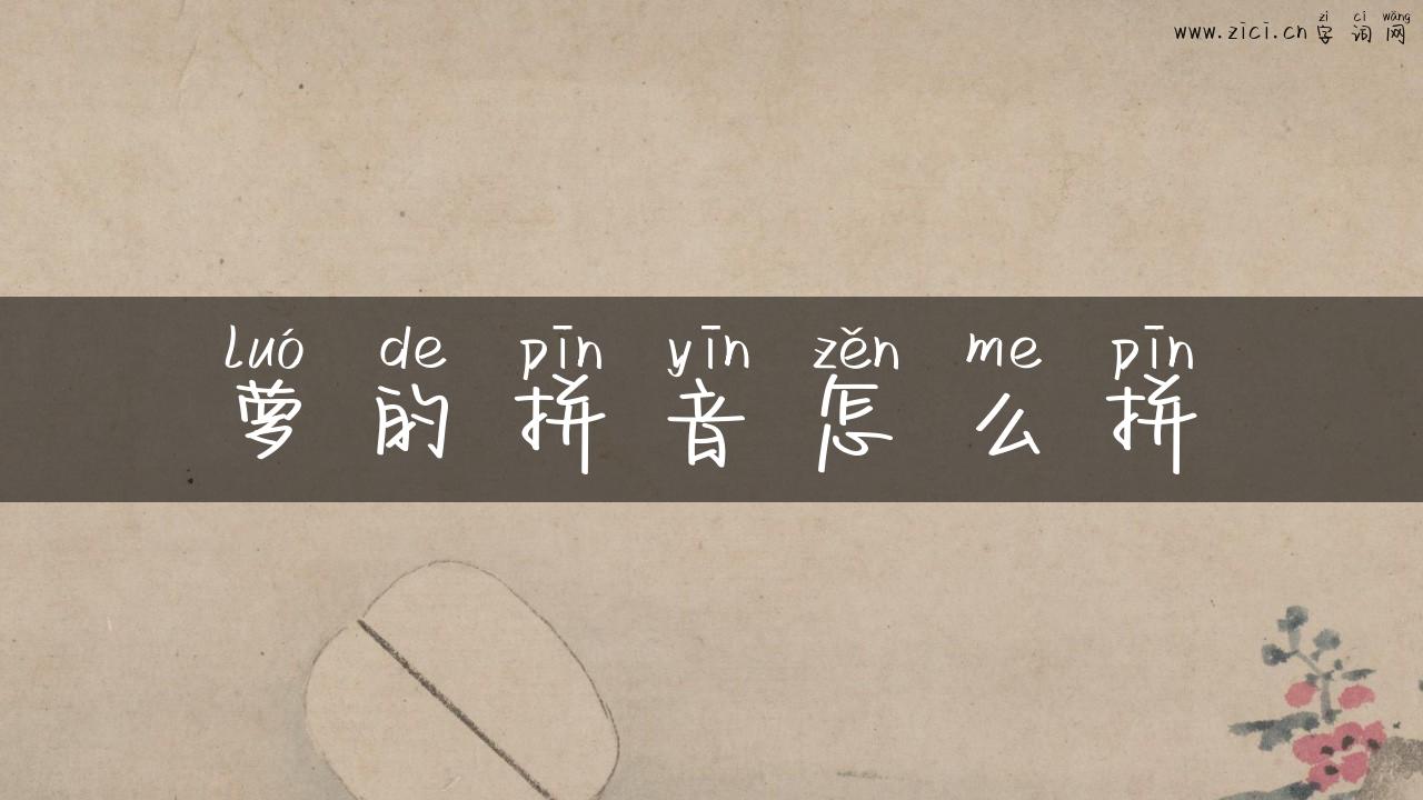 萝的拼音怎么拼