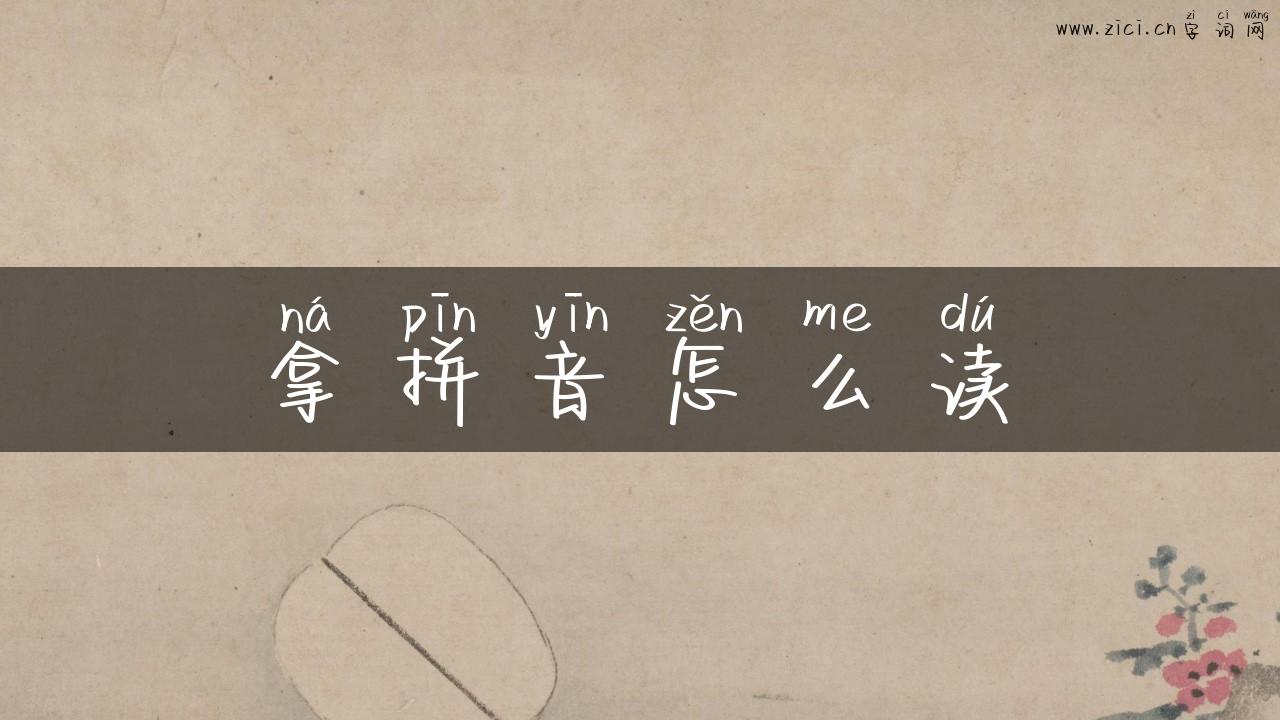 拿拼音怎么读