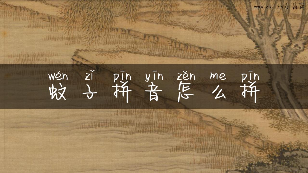 蚊子拼音怎么拼