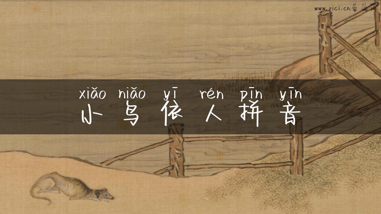 小鸟依人拼音
