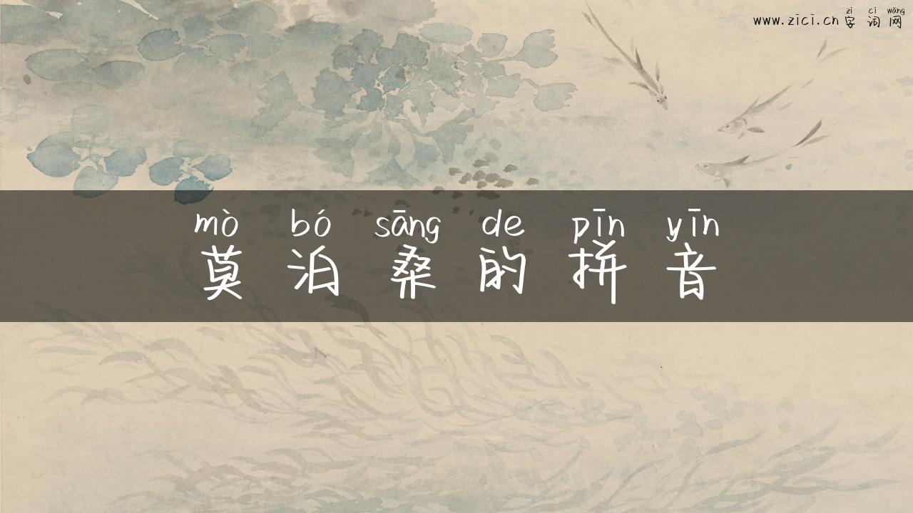 莫泊桑的拼音
