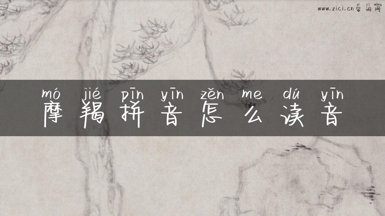 摩羯拼音怎么读音