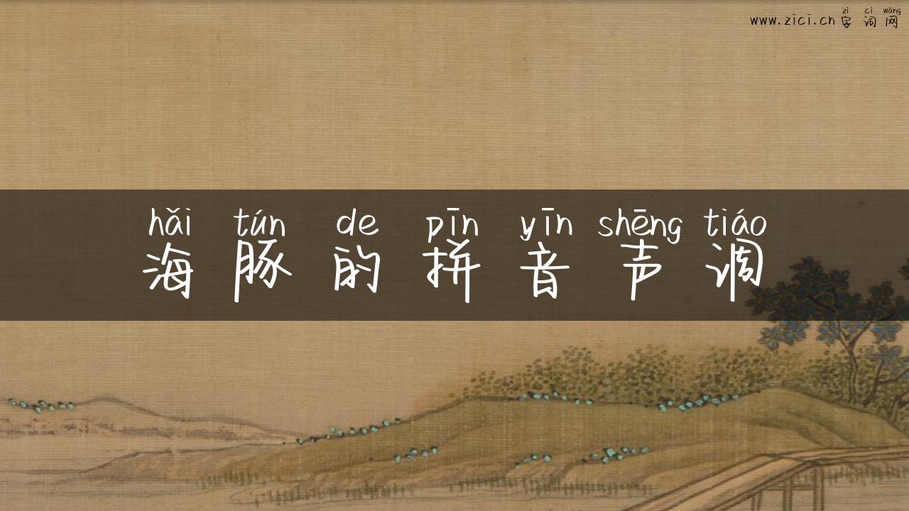 海豚的拼音声调